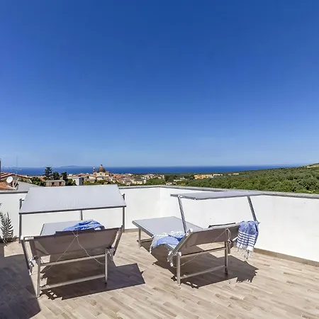 Nuras - L'azzurra - Double Bedrooms Private Bathroom And Seaview Solarium 3*