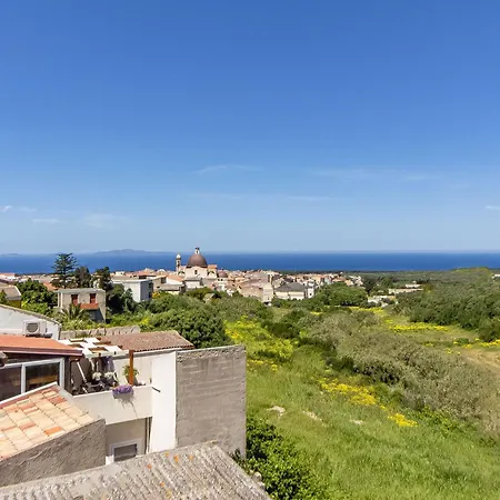 Nuras - L'azzurra - Double Bedrooms Private Bathroom And Seaview Solarium 招待所 索尔索
